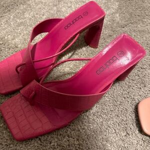 Pink heels
